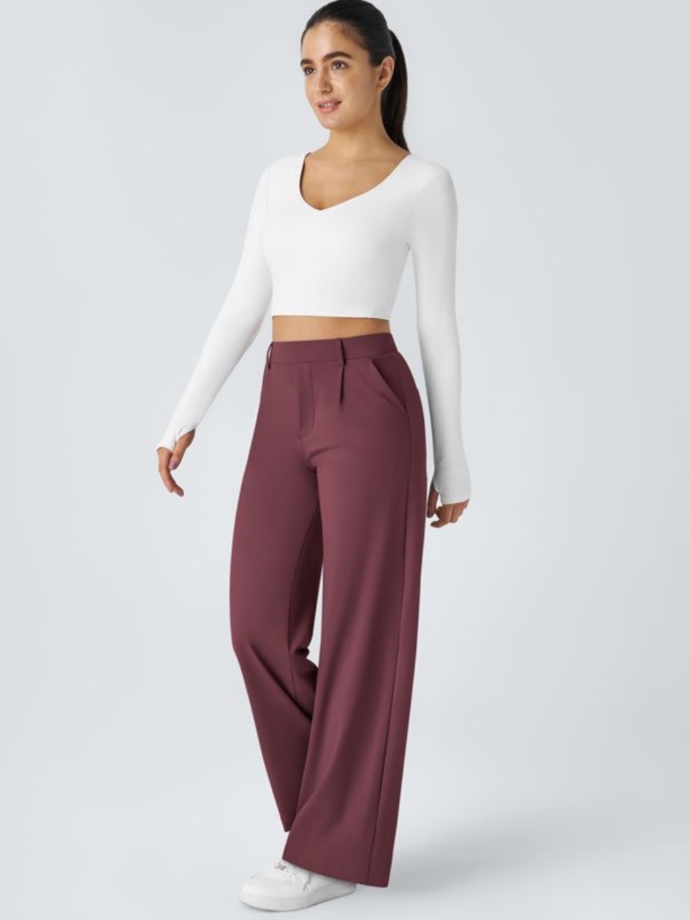 Halara Flex™ DayStretch High Waisted Pocket Straight Leg Work Pants EXTRA TALL